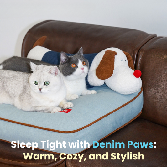 Denim Paws Pet Bed