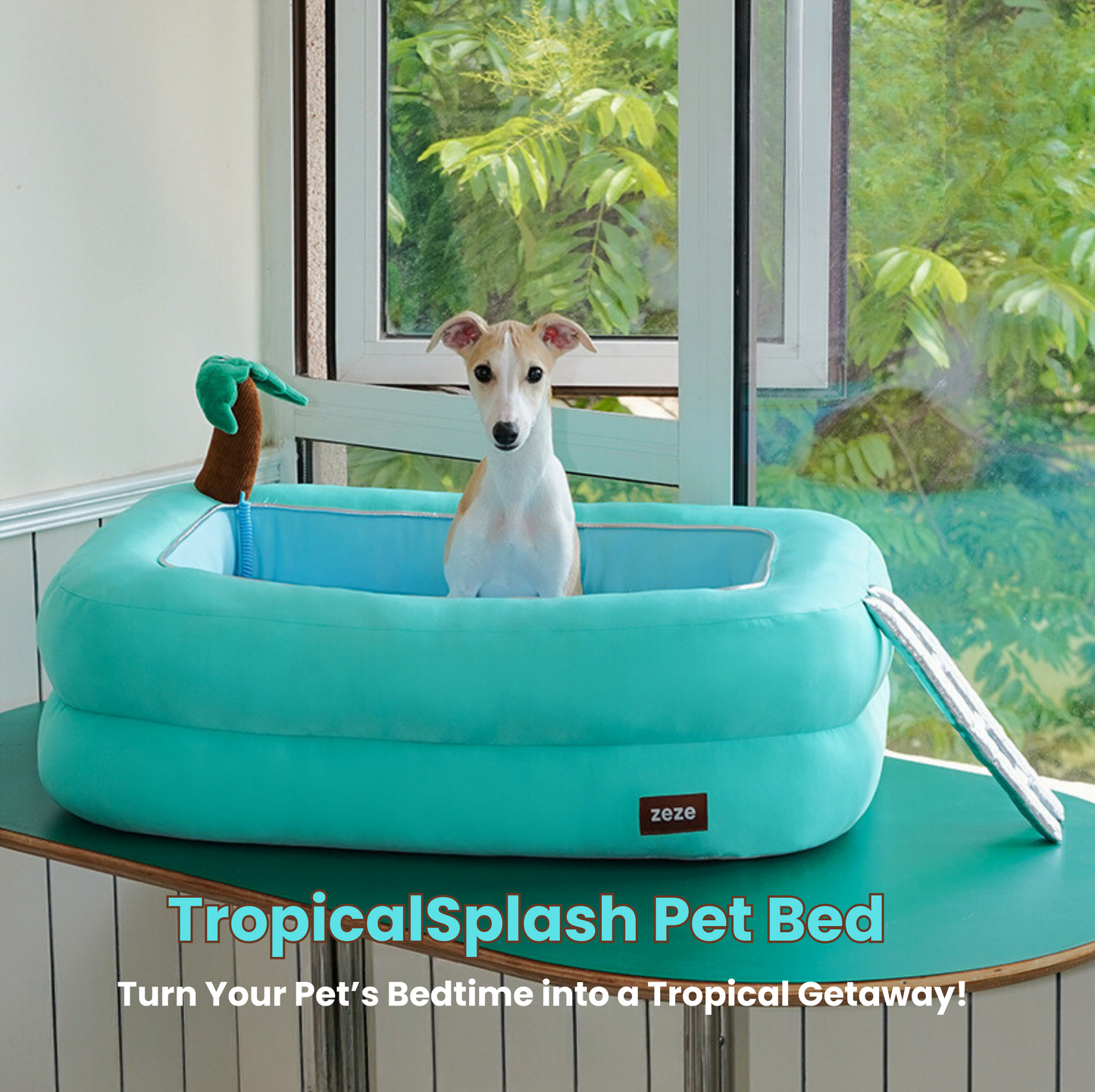 TropicalSplash Pet Bed